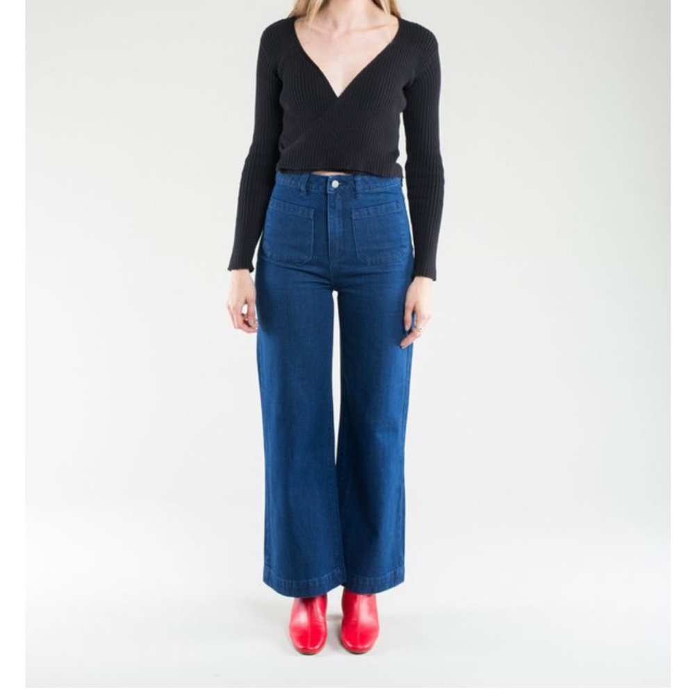 NWT Rollas Sailor Jean Brigette Blue 24